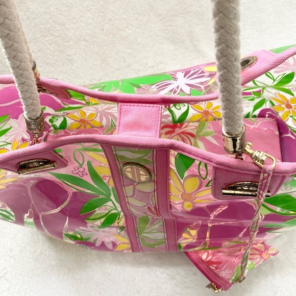 Lilly Pulitzer‎ Vibrant Multi-Color Beach Tote Bag - Picture 2 of 14